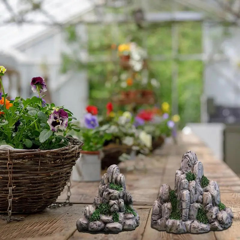 Bonsai Rock Garden - Miniaturowa sztuczna góra, imitacja kamienia, ozdoba