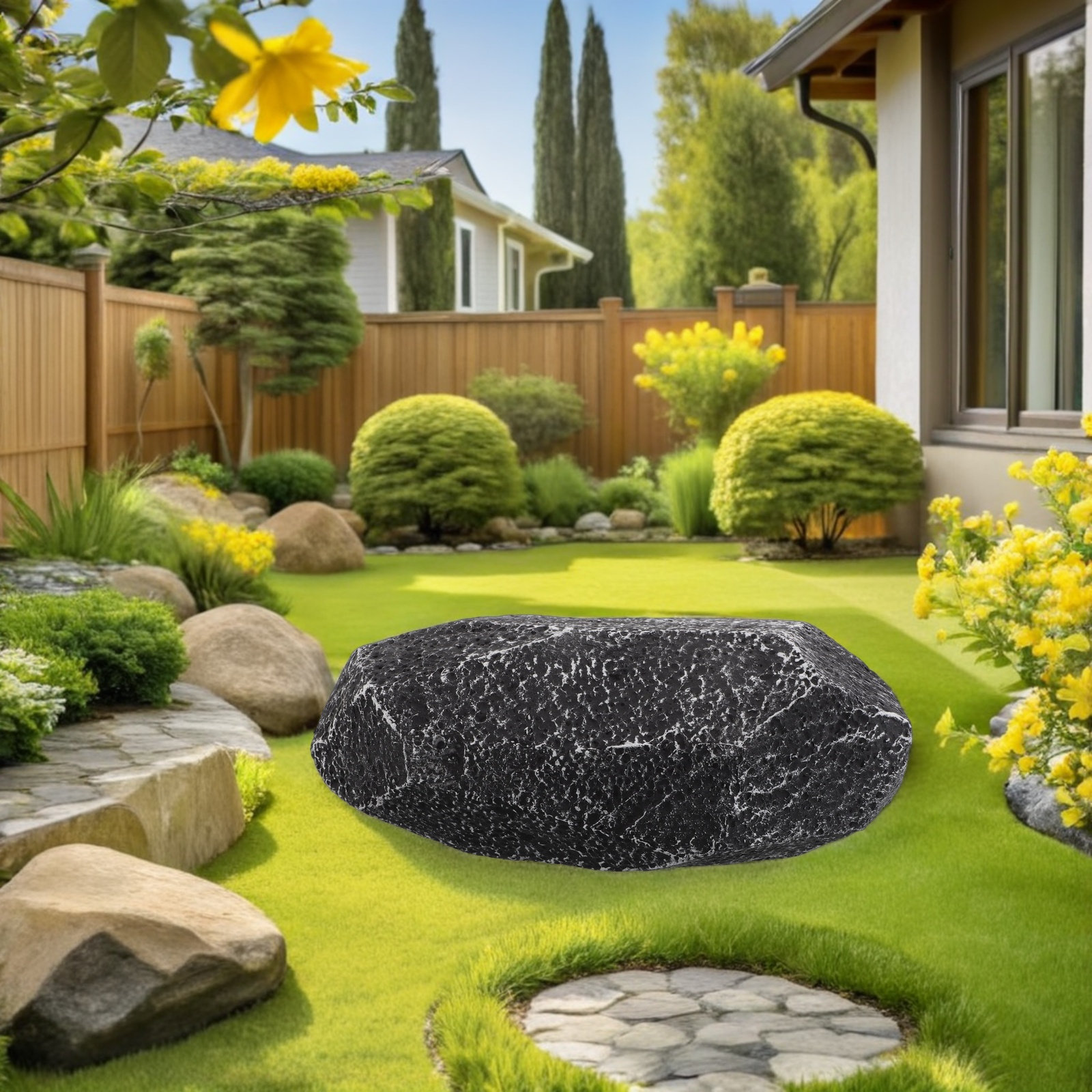 Bonsai Rock Garden - Lekki kamienny element z pianki, sztuczny