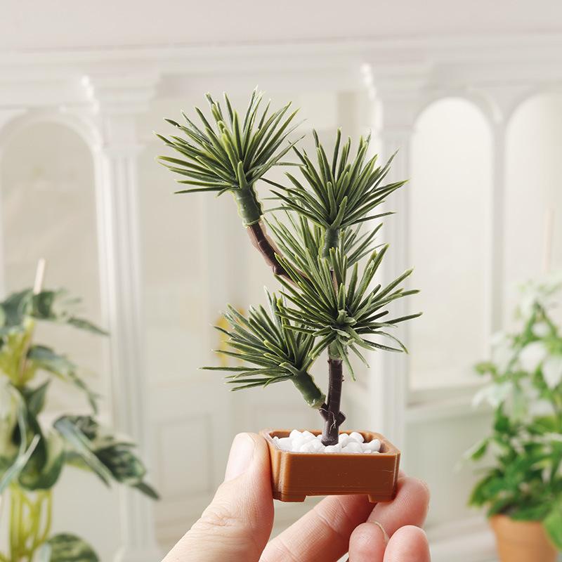 Bonsai Garden Ornaments - 1 szt. 1/12 Domek dla lalek