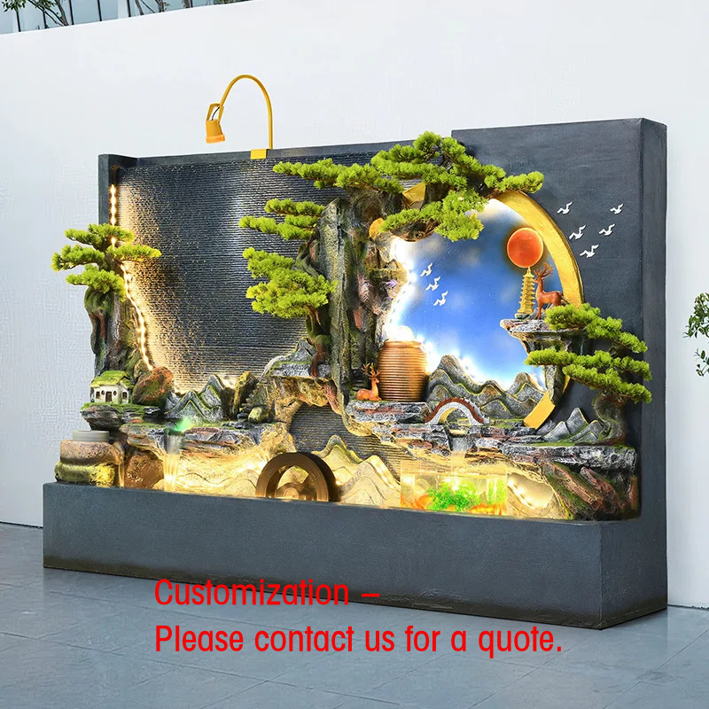 Bonsai Zen Garden Set - Elegancki zestaw fontann do ogrodu, dekoracja