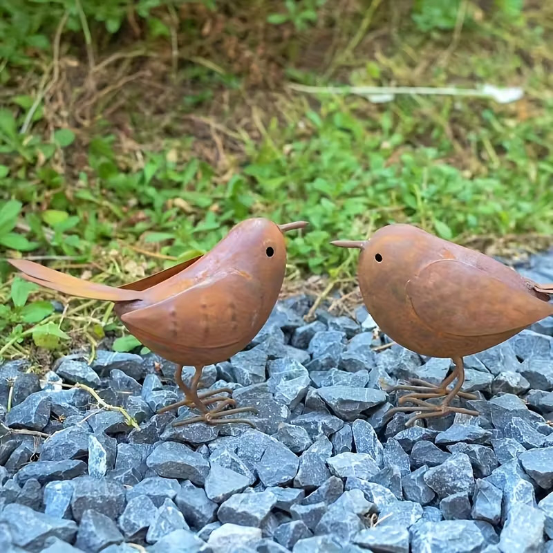 Nowe【Rustykalne Metalowe Ptaki – Bonsai Garden Ornaments recenzja i cena