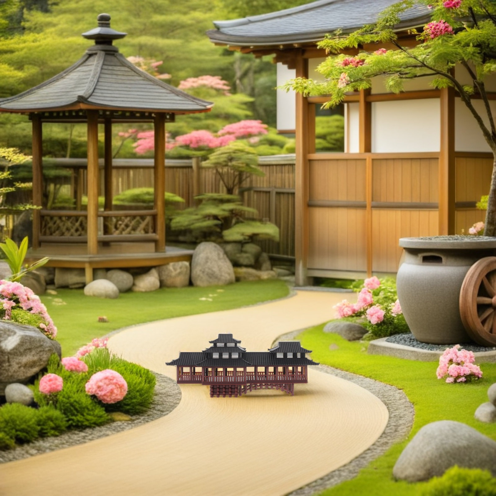 Dekoracja akwarium w formie mo – Bonsai Garden Ornaments recenzja i cena