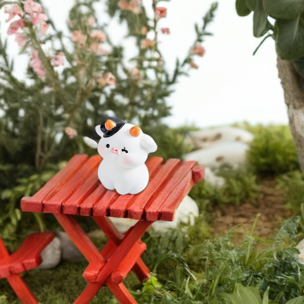 6 sztuk żywicznych figurek kró – Landscape Bonsai Garden recenzja i cena