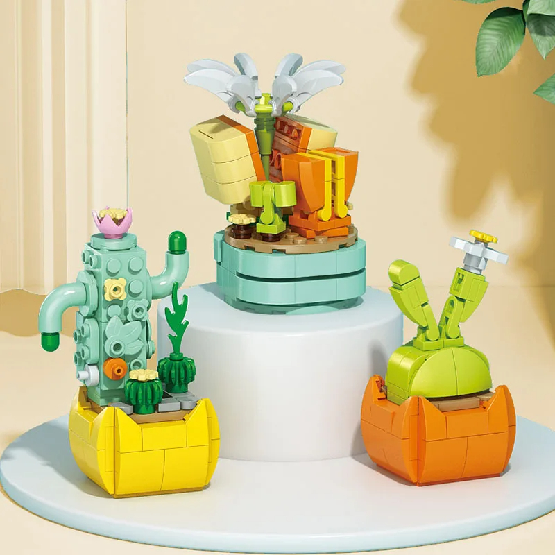 Kwiaty Sukulenty Klocki Wieczn – Bonsai Garden Lego Set recenzja i cena
