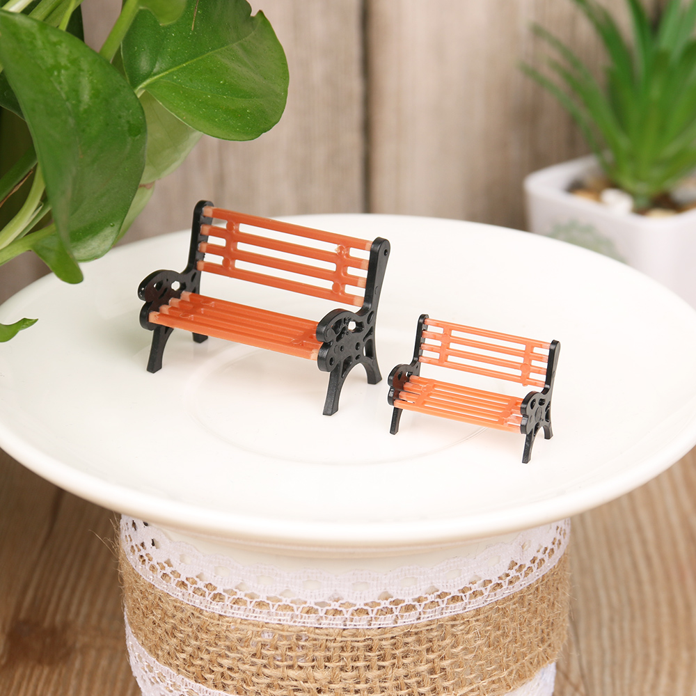 1PC żywica miniaturowe stołki  – Landscape Bonsai Garden recenzja i cena
