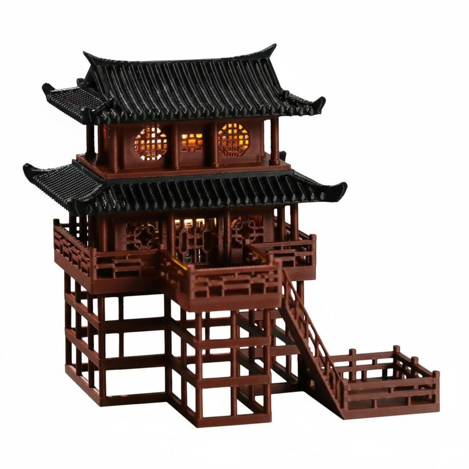 Plastikowa pagoda bonsai na st – Landscape Bonsai Garden recenzja i cena